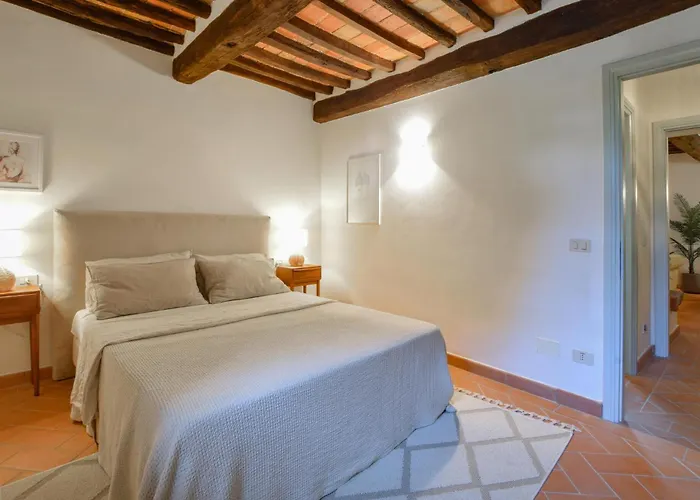 Beautiful In With Swimming Pool Lägenhet Cortona